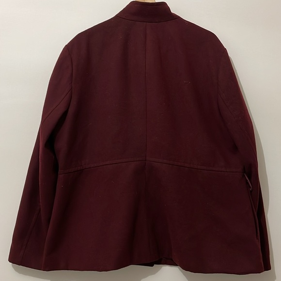 Old Navy Women’s Plus Burgundy Pea Coat XXL - Picture 10 of 11